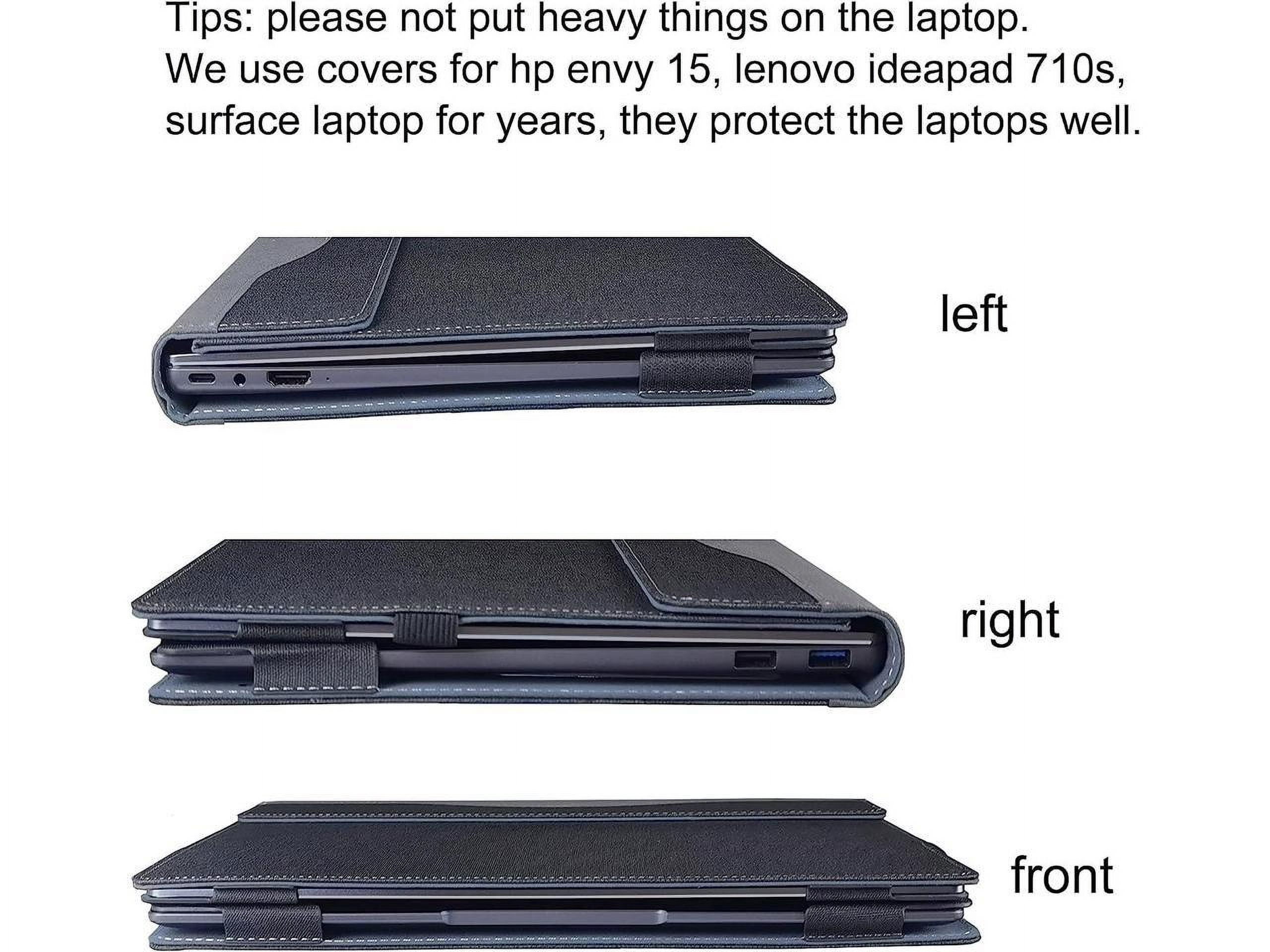 Case for 15.6 inch Dell Inspiron 15 3000/3535/3530/3520/3510/3510/3515/3511 and Vostro 15 3530 3520 3510 3515 Laptop Cover Computer Drop Protection PU Leather Case Notebook Sleeve