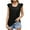 Black, variant on Lindreshi Tank Tops for Women Women's Fashion Solid Color Round Neck Comfortable Loose T-Shirt Sleeveless Blouse Casual Tops