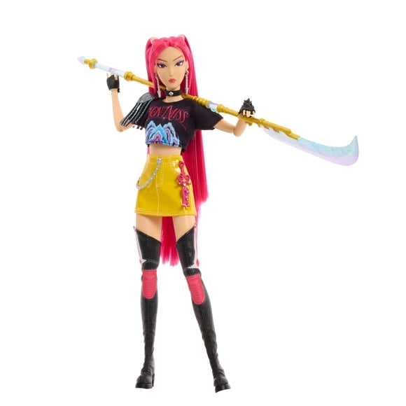 Poupée mode Mira de HUNTR/X KPop Demon Hunters, tenue amovible avec accessoires thématiques du film