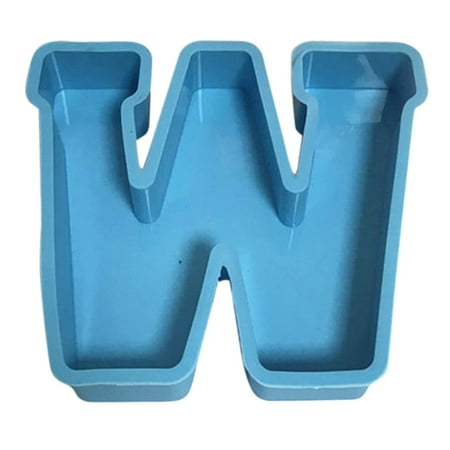 

Njspdjh Kitchen Gadgets DIY Alphanumeric Silicone English Alphanumeric 26 Cake Cake Cake Mould