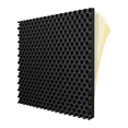 thumbnail image 4 of 18 Pack Self Adhesive Acoustic Foam Panels Fireproof Soundproofing Treatment Wall Panel,Reduce Noise Foam for Studio,Etc, 4 of 10