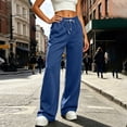 thumbnail image 6 of POROPL Womens Sweatpants,High Waisted Wide Leg Pants Loose Fit Drawstring Casual Lounge Athletic Pants, 6 of 7