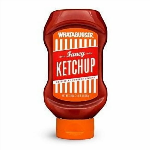 Whataburger Fancy Ketchup 20 oz Squeeze Bottle (Pack of 2)