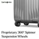thumbnail image 4 of Maleta de Cabina Rígida Samsonite UpLIFT Plateada Shimmy, 4 of 7