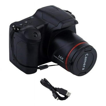 Digital Camera Portable Anti-Shake Vlogging SLR Camera 1080P Ultra HD 16X Digital Zoom Students Cameras 2.4in TFT LCD Screen Mini Compact Camera Video Camera for Teenager,Learner,Beginners N3Q9