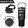 thumbnail image 5 of 1pc dad 30oz Tumbler with Straw & Handle - Insulated Stainless Steel Cup | Holiday Gift for Man Women (Christmas, Valentine's, Birthday), 5 of 7