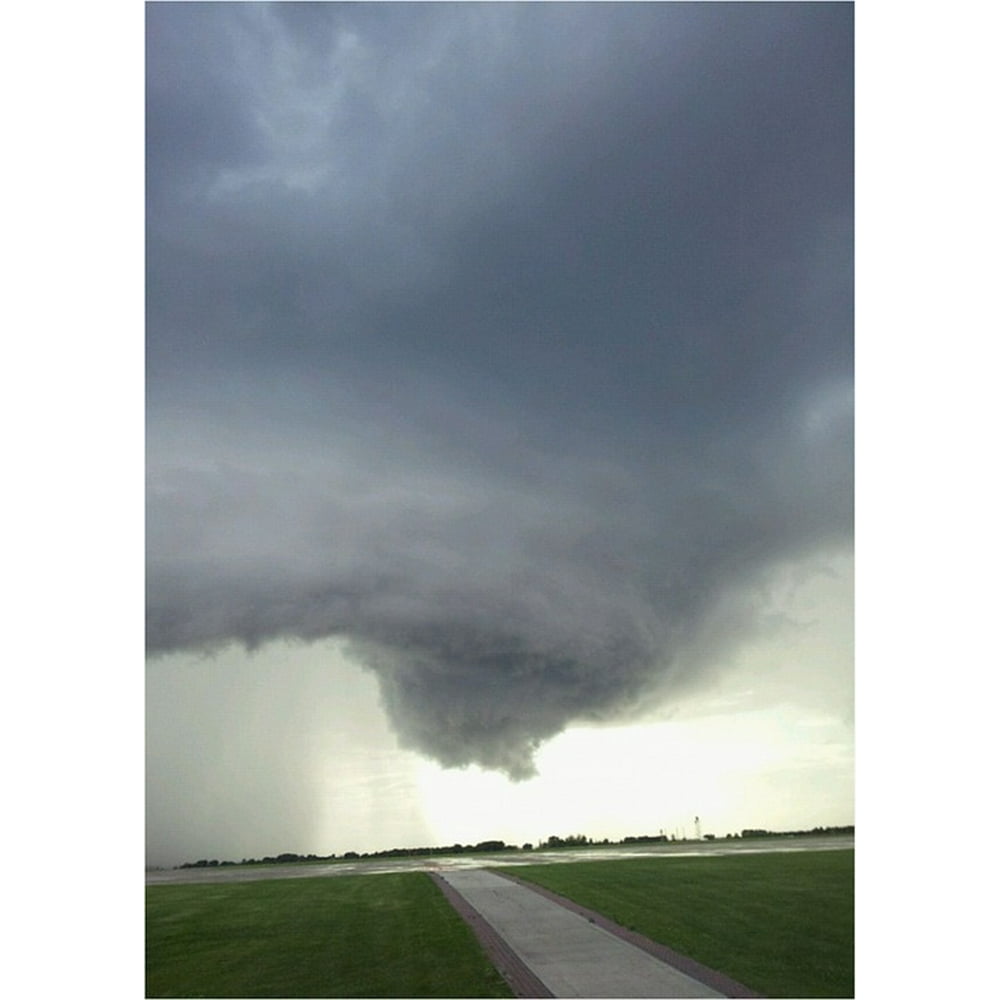 Wind Sky Forming Funnel Cloud Tornado Storm12 Inch BY 18 Inch