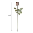 thumbnail image 1 of Fake Rose 1Pc Photo Props Fadeless Delicate 5 Colors Simulation Rose, 1 of 4