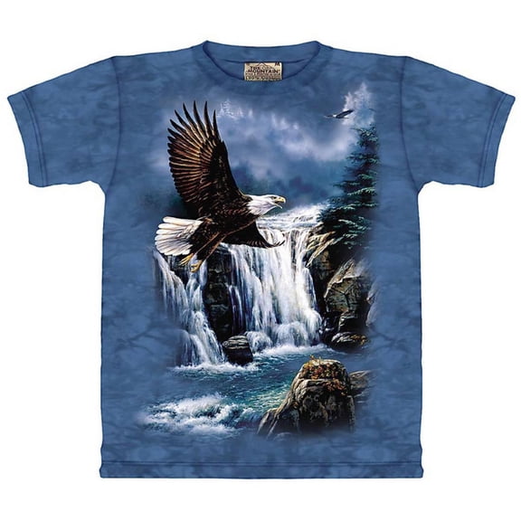 Blue 100% Cotton Majestic Flight Novelty T-Shirt