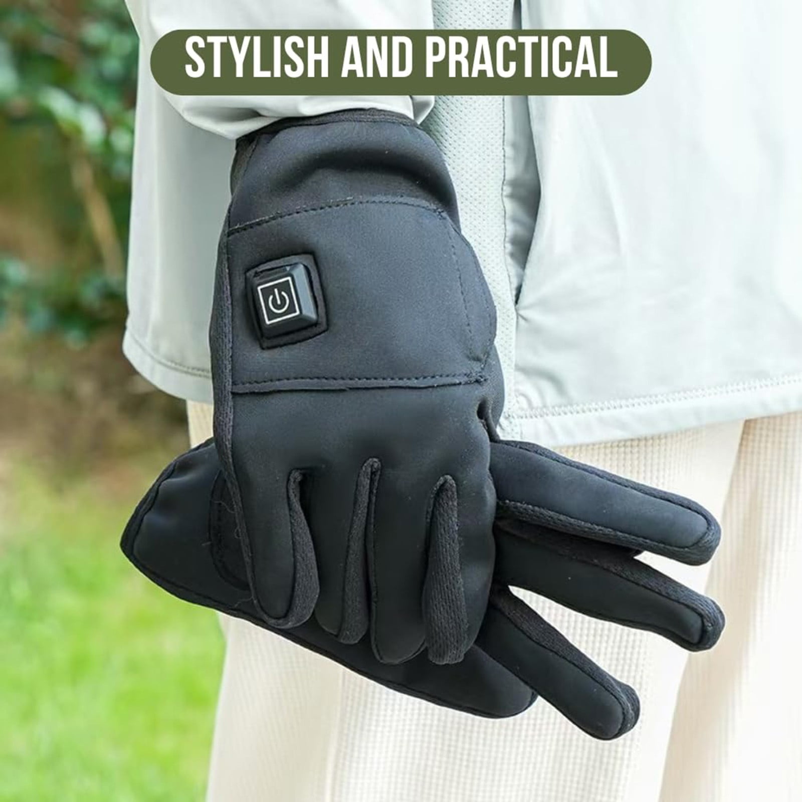 Gants Chauffants USB Pour Homme/femme - Imperméables, écran Tactile, Réglables - Pour Running, Moto, Rando En Hiver - 13