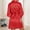 Red, variant on Women Satin Kimono Robe with Embroidery for Wedding Party Bridesmaid Getting Ready Nightwear Red XXL