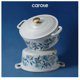 thumbnail image 4 of Olla Holandesa CAROTE de Hierro Fundido Esmaltado Floral 5 QT, 4 of 7
