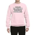 thumbnail image 2 of Wild Bobby, Only the Best Daddies Gets Promoted to Husband, Father's Day, Unisex Crewneck Graphic Sweatshirt, Light Pink, Large, 2 of 3