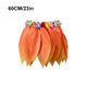 thumbnail image 3 of Qarigey de flores de hojas hawaianas para fiesta Tropical Artificial, hawaiana, vestido Hula, disfraz de Cosplay, puesta en escena Disfraces de disfraces Naranja (60 cm/23 pulgadas), 3 of 6