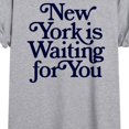 thumbnail image 3 of Instant Message - New York is Waiting For You Oversized Graphic T-Shirt, 3 of 6