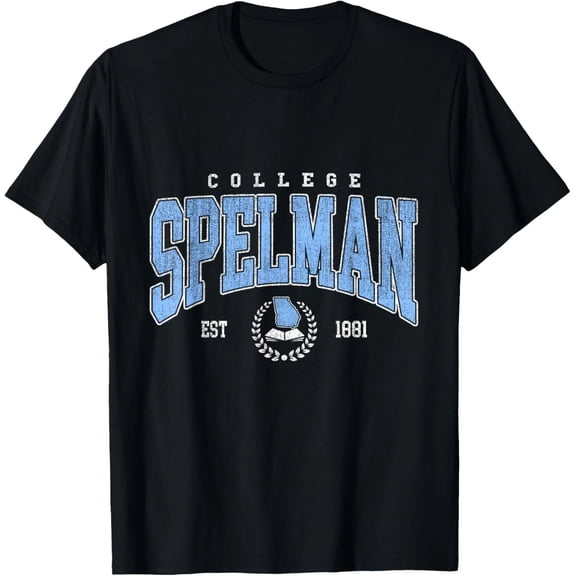 Spelman Arch Vintage Athletic Shirt – Retro Sports College Graphic Tee All Size S-5Xl