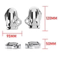 thumbnail image 5 of ALLTIMES 2PCS Motorcycle Rear Axle Covers Cap Guard Bar Shield, for Harley V-Rod VRSCDX Muscle VRSCF 02-17, Metal Chrome, 5 of 7