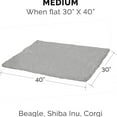 thumbnail image 6 of Waterproof & Self-Warming Throw Blanket for Dogs & Indoor Cats, Washable & Reflects Body Heat - Dog Blanket - Silver Gray, Medium, 6 of 6