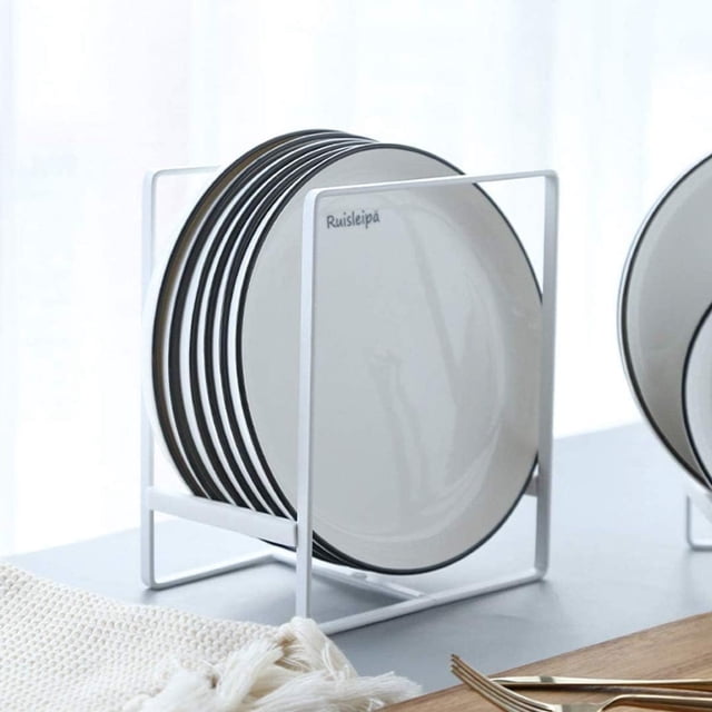 Organisateur de Plaques en Fer Lourd : un Organisateur de Cuisine Robuste Qui Maximise l'Espace de Rangement et Offre une Protection Résistante à la Corrosion