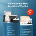 thumbnail image 7 of Waxfans Nose & Ear Hair Removal Mini Wax Kit for Men - A Mini Wax Warmer,a Silicone Bowl,100g Wax Beads,20 Applicators,Portable Mini Wax Pot for Men & Women (Black), 7 of 7
