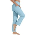 thumbnail image 4 of Pantalones deportivos de yoga de cintura alta para mujer - Leggings de entrenamiento con bolsillos - Poliéster/spandex - Tallas S-XXXL, 4 of 7