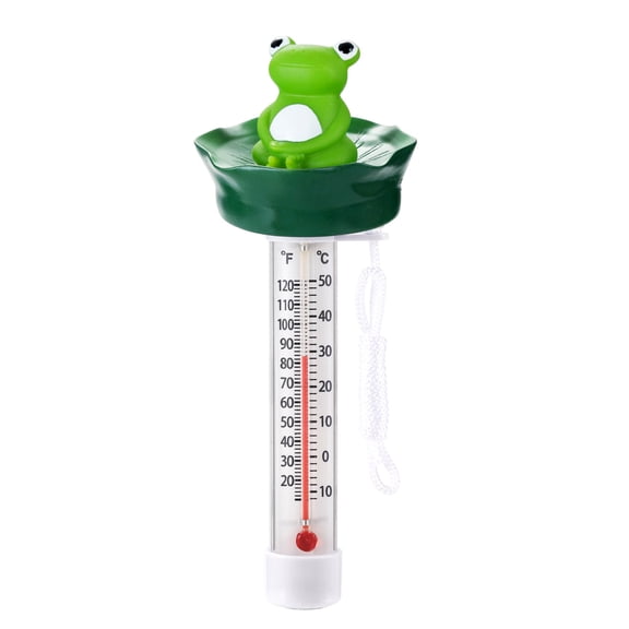 MKLZ Swimming Pool Thermometer Floating Easy Read for Hot Tub, Spa, Pond(Frog)