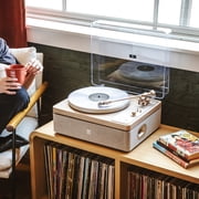 Crosley E100 Record Player with Speakers and Vibration Block Technology