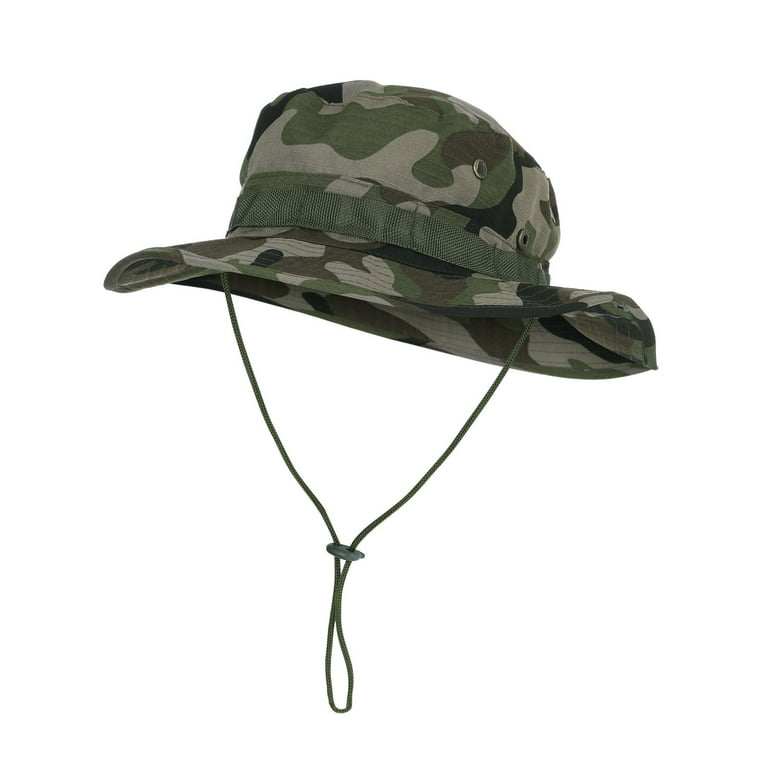 WANYNG Adjustable Cap Camouflage Boonie Hats Nepalese Cap Mens