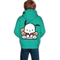 thumbnail image 5 of Sanrio Pochacco Kids' Hoodie 3d Print Sweatshirt Soft Pullover Hooded With Big Pockets Fans Gifts For Boys Or Girls Small, 5 of 7