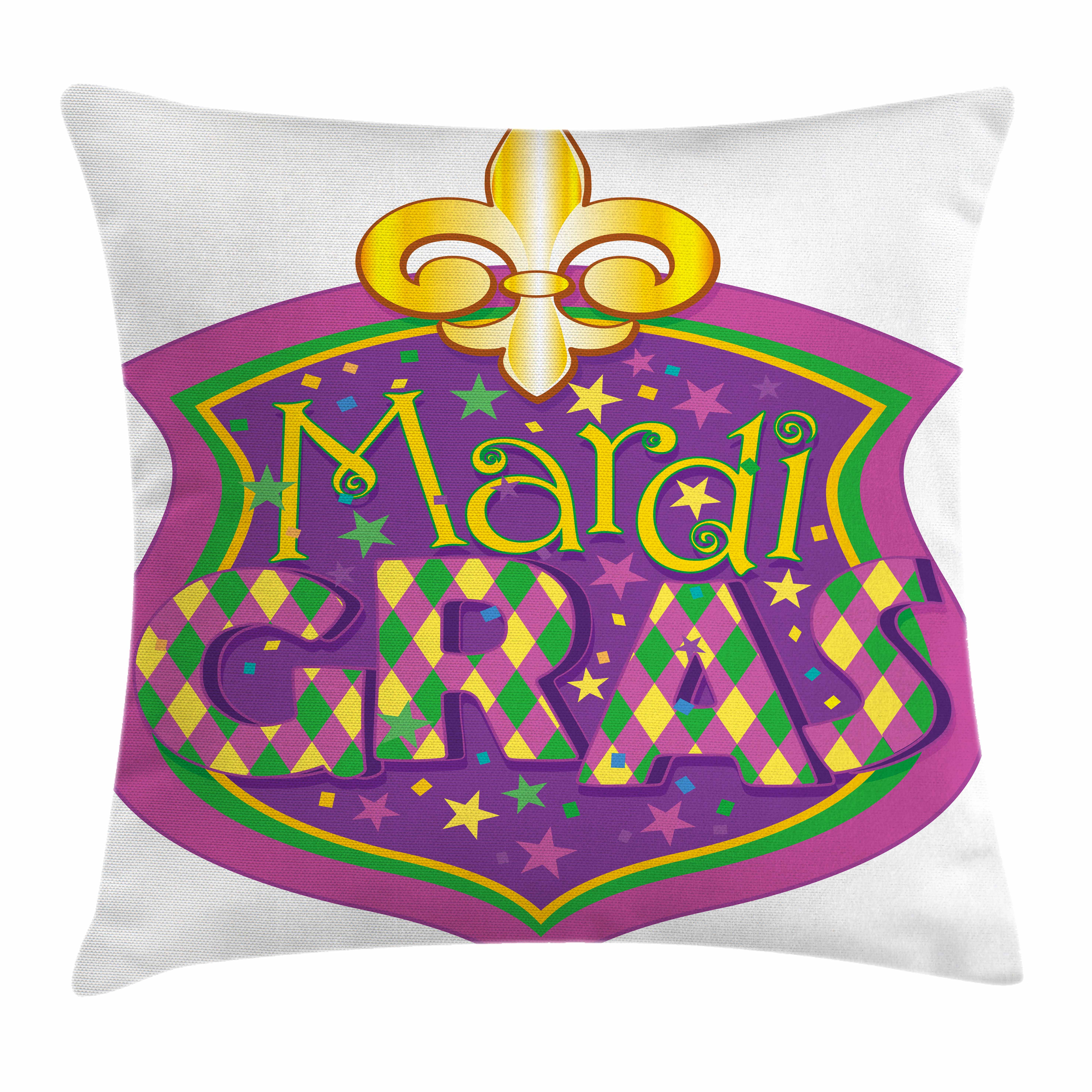 mardi gras pin pillow