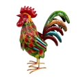 thumbnail image 1 of Figura metal, adorno jardín, resistente a la intemperie, escultura animal 3D, decoración para patio, jardín, granja y exteriores. Estilo C, 1 of 8