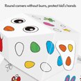 thumbnail image 2 of Mistaha Kids Doodle Drawing Model Early Educational Toy with Beautiful Flowers Cute Cartoon Pattern Color Markers Hippo Appearance Shape, 2 of 8