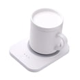 thumbnail image 4 of Luzkey Coffee Mug Warmer Electric Coffee Mug Warmer for Desk Buffet Server Cordless Electric Warming Tray Fast Even Heating Waterproof Material Suitable for white, 4 of 8