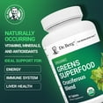 thumbnail image 5 of Dr. Berg Organic Greens Superfood Supplement, 90 Tablets - Superfood Tabs, 5 of 10