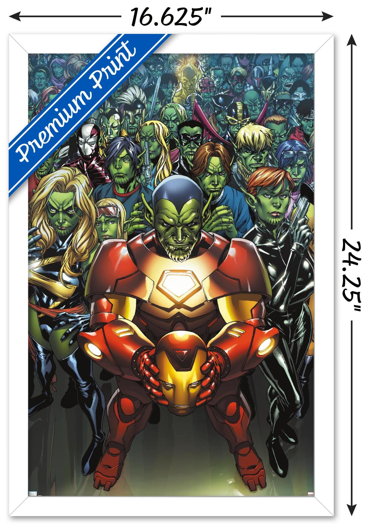 Trends International Marvel Secret Invasion-Logo Wall Poster, 22.375 x  34, Premium Unframed Version