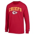 thumbnail image 2 of Men's Champion Red Kansas City Chiefs Arch Over Logo Long Sleeve T-Shirt, 2 of 3