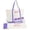 Purple, variant on High-Quality American Mahjong Tile Carrying Case. Lightweight And Convenient Canvas Material.