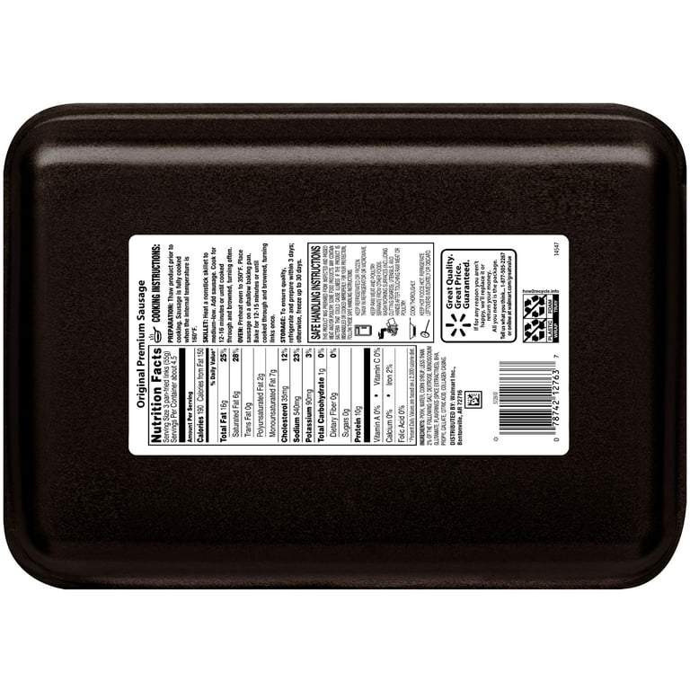 Pork Sausage Links Nutrition