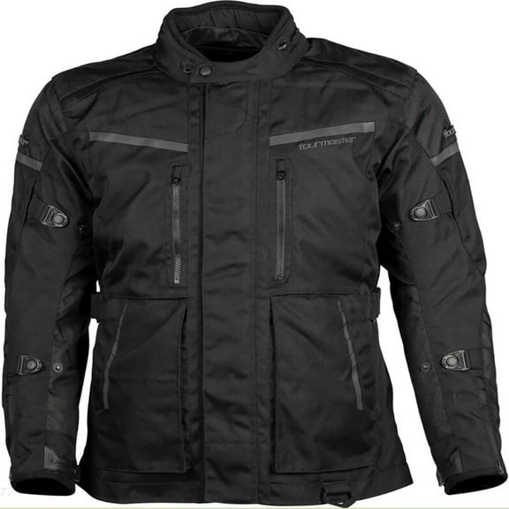 Tourmaster Transition Mens Textile Motorcycle Jacket Black LG