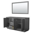 thumbnail image 6 of Wyndham Collection Wcf1111-66D-Cx-M58 Icon 66" Double Free Standing Vanity Cabinet - Dark, 6 of 7