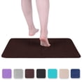 thumbnail image 1 of Memory Foam Bathroom Bath Rugs Absorbent Non-Slip Bath Rugs Washable Bath Mat - 40 x 60 cm, Brown, 1 of 7