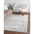 thumbnail image 4 of Unique Loom Caspian Collection Area Rug - Behshahr (3' 3" x 5' 3" Rectangle Gray/Ivory), 4 of 10