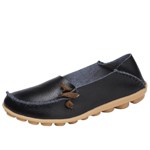 Babysbule Chaussures pour Femmes en Liquidation, Chaussures Plates Décontractées à Bout Rond pour Femmes Mocassins Semelle Souple Chaussures Simples Décontractées Type Pois