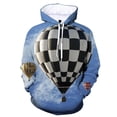 thumbnail image 2 of Sudadera con capucha de globo aerostático con estampado 3D para hombre, sudadera informal de moda de manga larga con patrón colorido, sudaderas holgadas, 2 of 5