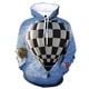 thumbnail image 2 of Sudadera con capucha de globo aerostático con estampado 3D para hombre, sudadera informal de moda de manga larga con patrón colorido, sudaderas holgadas, 2 of 4