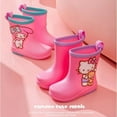 Kawaii Sanrioed Kuromi Melody Hello Kitty Children Rain Boot PVC Cute