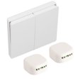 thumbnail image 4 of Kit de interruptor de pared remoto kit de interruptor de luz inalámbrico Botón de autogeneración de control de aplicación Exterior 100m Interior 30m AC100-240V para el hogar, 4 of 8