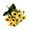 D, variant on Yuehao 1.20" Artificial Silk Sunflower Wedding Bouquet