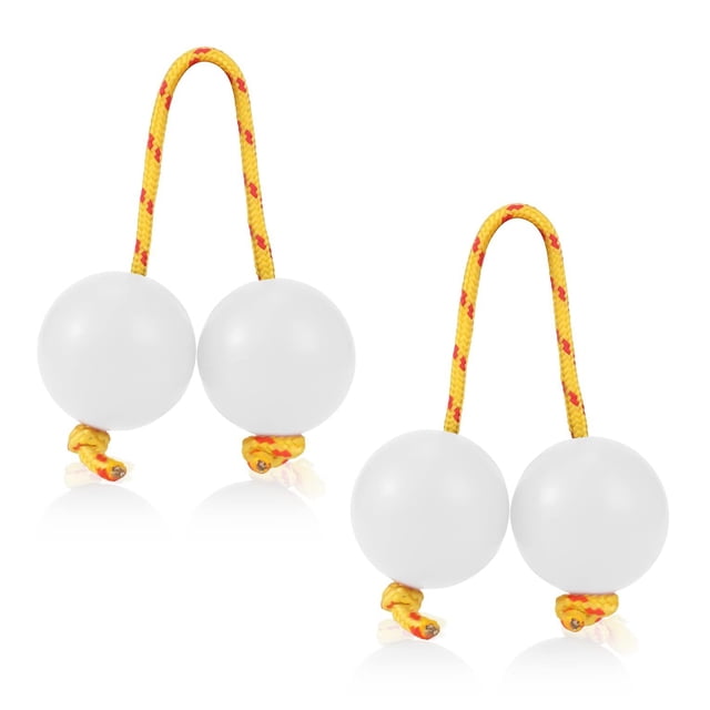 Visland 2 Pair Asalato Rhythmic Ball Hand Percussion Instruments Rattle Asalato Shaker for Adults And Teenagers