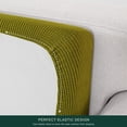 thumbnail image 4 of CHUN YI 1 Piece Cushion Cover Spandex Stretch Textured Grid Box Cushion Seat Slipcover, 4 of 6